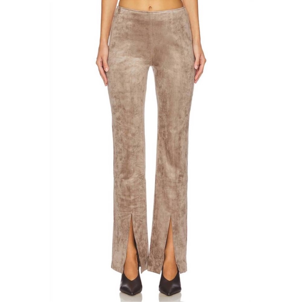 AMANDA UPRICHARD Tavira Pants in Taupe Size Medium NWT